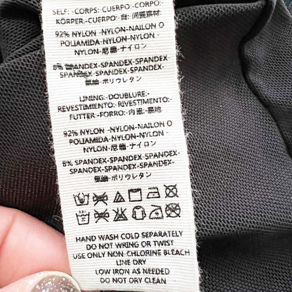 Free People Wildflower Honey Top Black Floral Cropped Peasant Mesh Sz Small - Picture 11 of 13